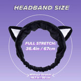 Black Cat Headband - Korean-Skincare