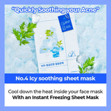 No.4 Icy Soothing Sheet Mask
