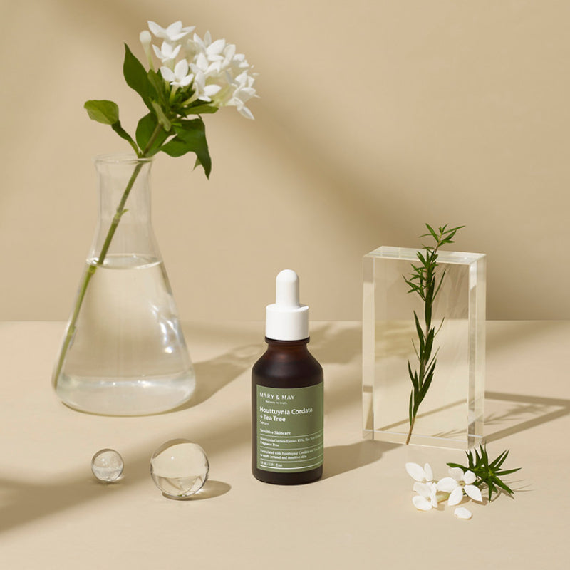  Houttuynia Cordata +Tea Tree Serum - Korean-Skincare