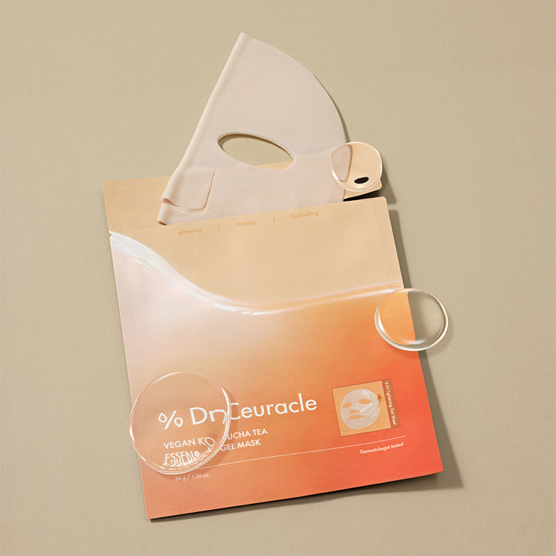 Vegan Kombucha Tea Essence In Gel Mask