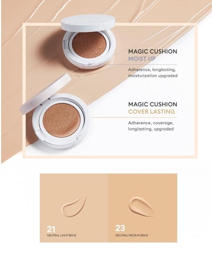 Missha Magic Cushion Moist Up #23 Natural Beige - Korean-Skincare