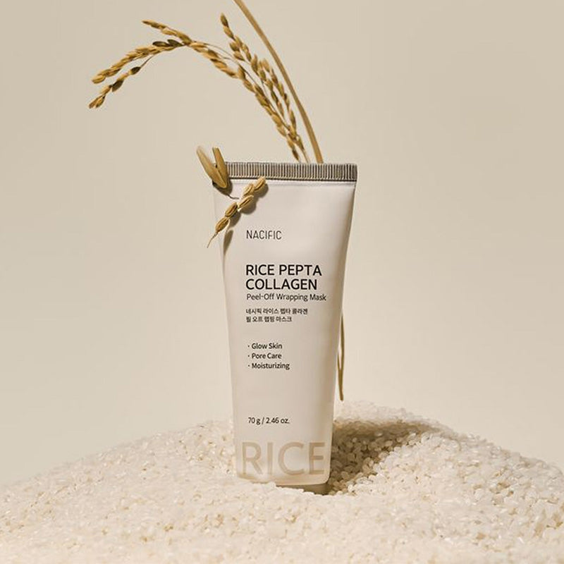 Rice Pepta Collagen Peel Off Wrapping Mask
