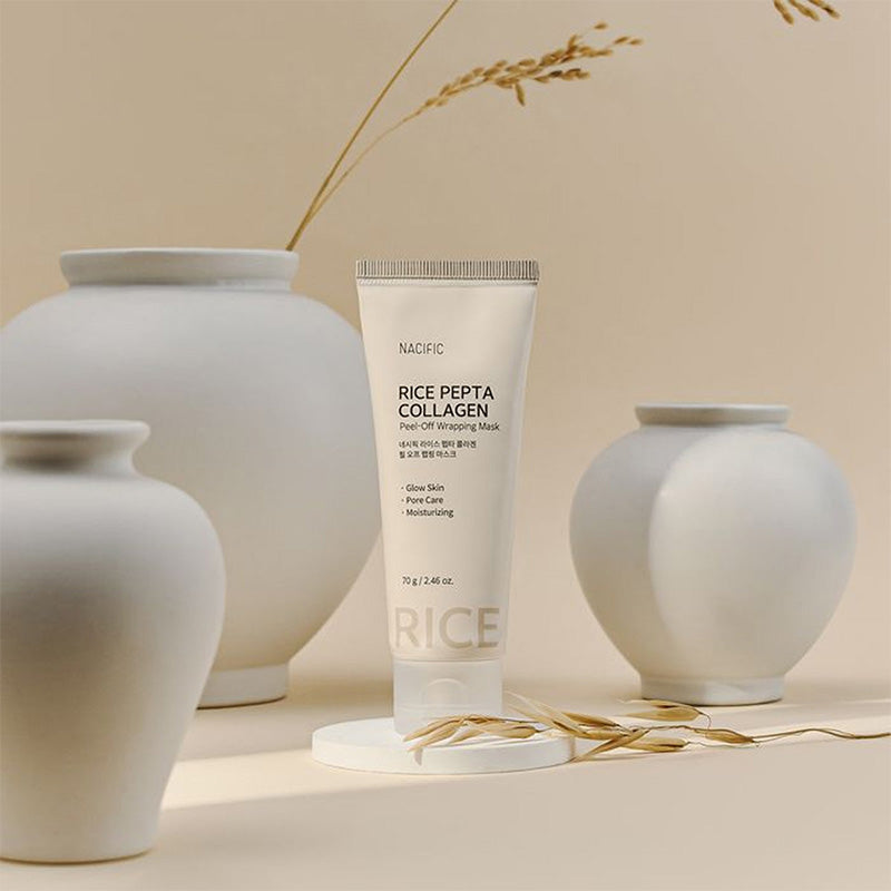 Rice Pepta Collagen Peel Off Wrapping Mask