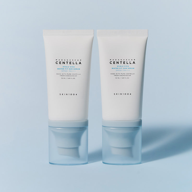 Madagascar Centella Hyalu-Cica Water-Fit Sun Serum Twin Pack
