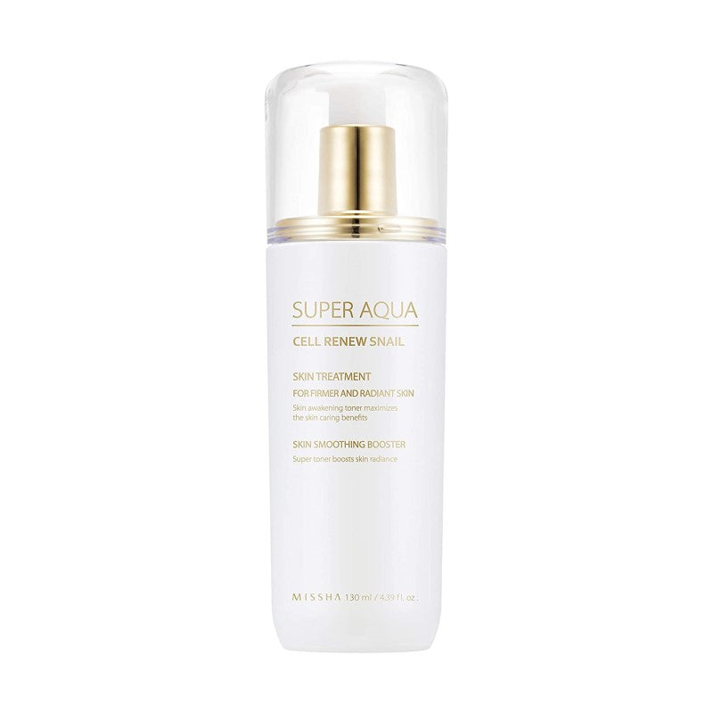 Missha Super Aqua Cell Renew Snail Skin Treatment Toner - Korean-Skincare
