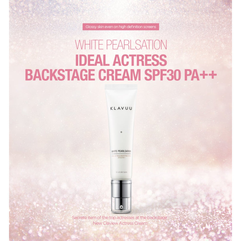Klavuu White Pearlsation Ideal Actress Backstage Cream SPF30 PA++ - Korean-Skincare